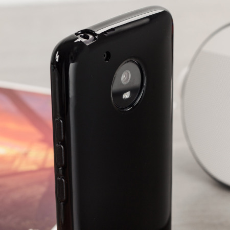 Funda Motorola Moto G5 Plus Olixar FlexiShield Gel - Negro sólido