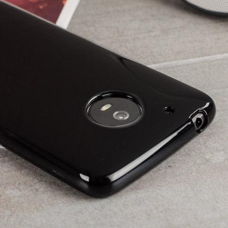 Olixar FlexiShield Motorola Moto G5 Plus Gel Case - Solid Black