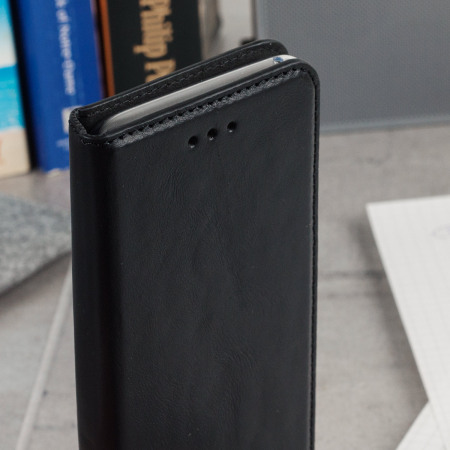 Olixar Leather Samsung Galaxy S8 Plus Executive Plånboksfodral-Svart