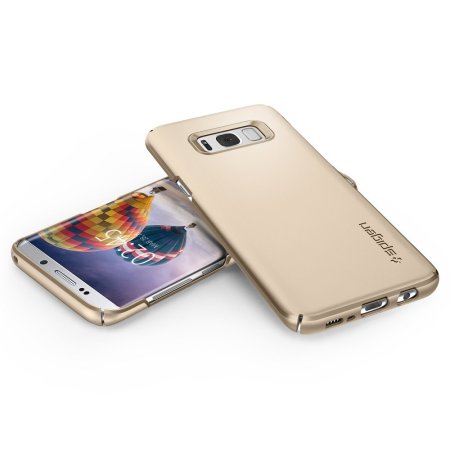 Spigen Thin Fit Samsung Galaxy S8 Plus Case - Champagne Gold