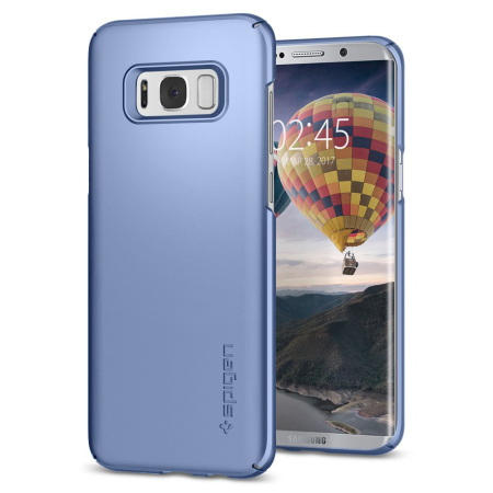 Spigen Thin Fit Samsung Galaxy S8 Plus Tasche - Blau
