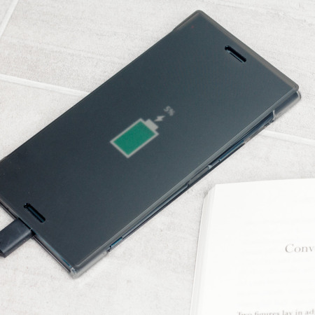 Housse Sony Xperia XZ Premium Pro Touch Book - Noire