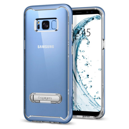 Spigen Crystal Hybrid Samsung Galaxy S8 Plus Case - Blue Coral