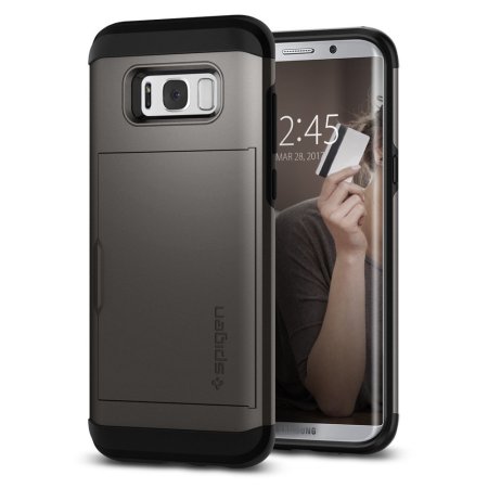 Spigen Slim Armor CS Samsung Galaxy S8 Plus Case - Staalgrijs
