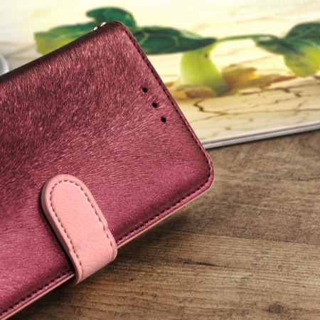 Hansmare Calf LG G6 Wallet Case - Roze