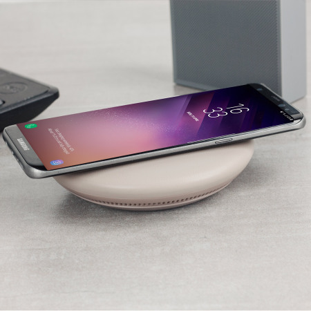 Chargeur sans fil rapide Officiel Samsung Galaxy Convertible – Marron