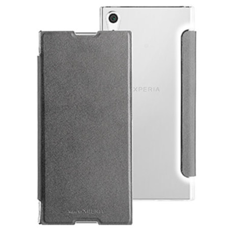 Roxfit Sony Xperia XA1 Ultra Bokflip Fodral - Silver / Klar