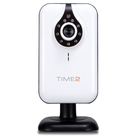 Time2 Wireless IP Home Security Camera HD With Nightvision - White