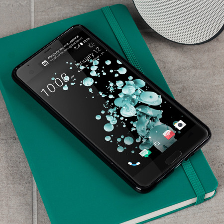 Coque HTC U Ultra FlexiShield en gel – Noire
