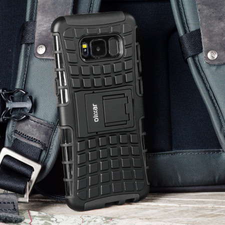 Olixar ArmourDillo Samsung Galaxy S8 Protective Kotelo - Musta