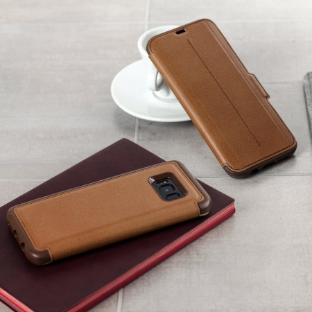 OtterBox Strada Samsung Galaxy S8 Plus Case - Brown