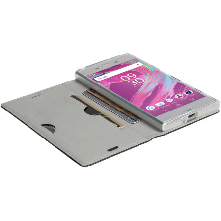 Krusell Malmo Sony Xperia XA1 Folio Case Tasche in Schwarz