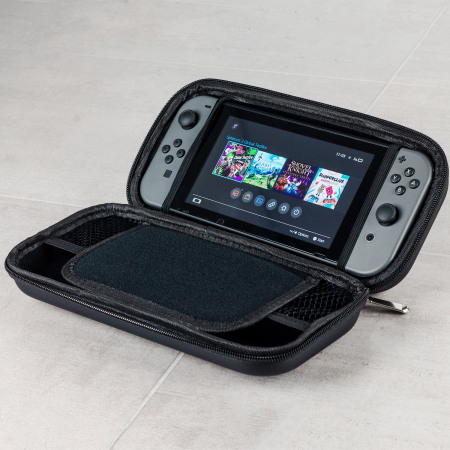Nintendo Switch Tough Case with Game & Joy Con Storage - Black