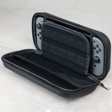 Nintendo Switch Tough Case with Game & Joy Con Storage - Black