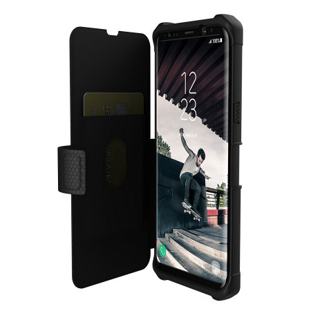 UAG Metropolis Rugged Samsung Galaxy S8 Wallet Case - Black