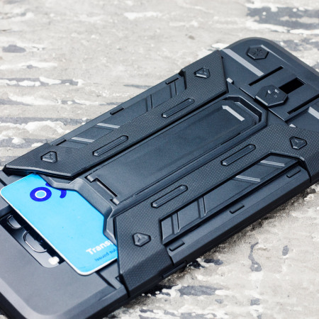 Olixar X-Trex Samsung Galaxy S8 robuste Karten-Etui - Schwarz