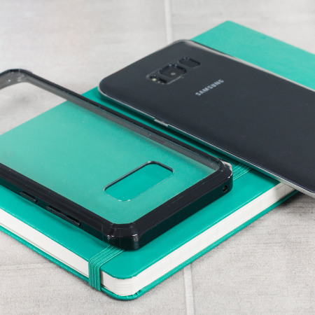 Olixar ExoShield Tough Snap-on Samsung Galaxy S8 Plus Case - Schwarz