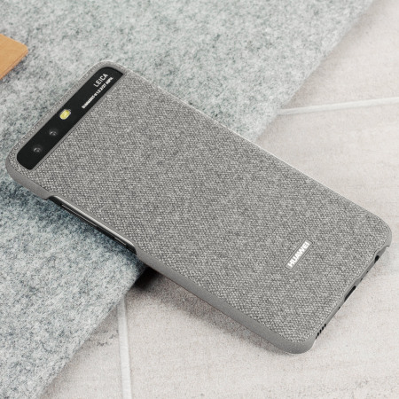 Official Huawei P10 Protective Fabric Etui - Lysegrå