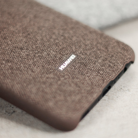 Coque Officielle Huawei P10 Protective Fabric en tissu – Marron