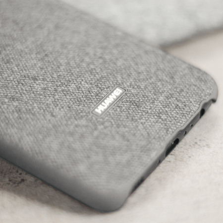 Coque Officielle Huawei P10 Plus Protective Fabric – Gris clair