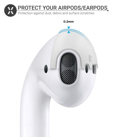 Olixar Soft Silicone Apple AirPods Ear Hook Covers - 5 Pack