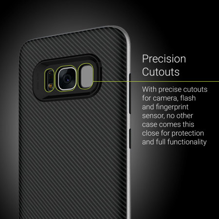 Coque Samsung Galaxy S8 Plus Olixar X-Duo Fibres de carbone – Argent