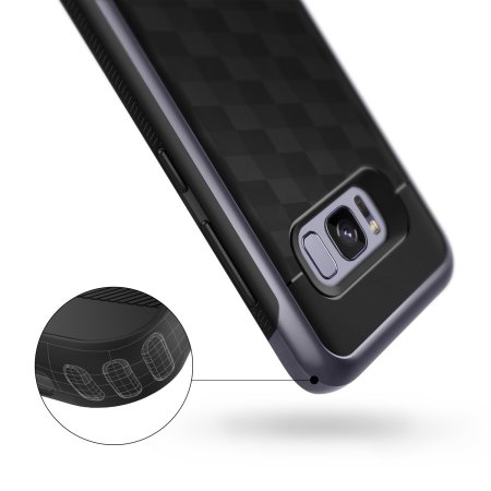 Caseology Parallax Series Samsung Galaxy S8 Plus Case - Zwart