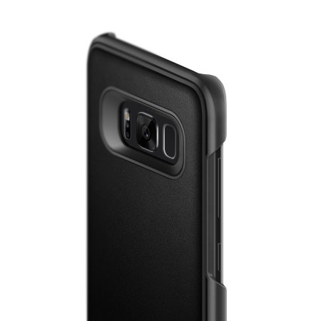 Caseology Fairmont Samsung Galaxy S8 Leather-Style Case - Black