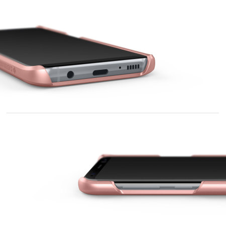 Coque Samsung Galaxy S8 Caseology Envoy simili cuir – Rouge cerise