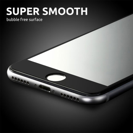 Protection d’écran en Verre Trempé iPhone 7 Olixar - Noir Fascia