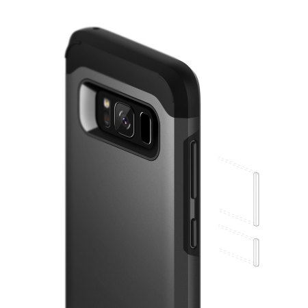 Caseology Legion Series Samsung Galaxy S8 Tough Case - Zwart