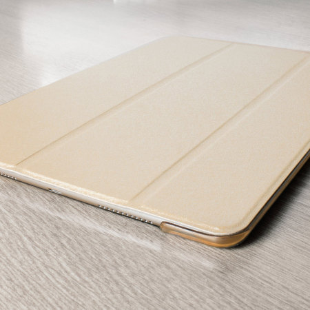 Olixar iPad 9.7 2017 Folding Stand Smart Case - Gold / Frost White
