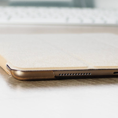 Olixar iPad 9.7 Folding Smart Stand Fodral - Guld / Klar