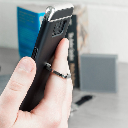Olixar X-Ring Samsung Galaxy S8 Finger Ögla Skal - Svart