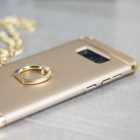 Olixar X-Ring Samsung Galaxy S8 Finger Loop Case - Gold