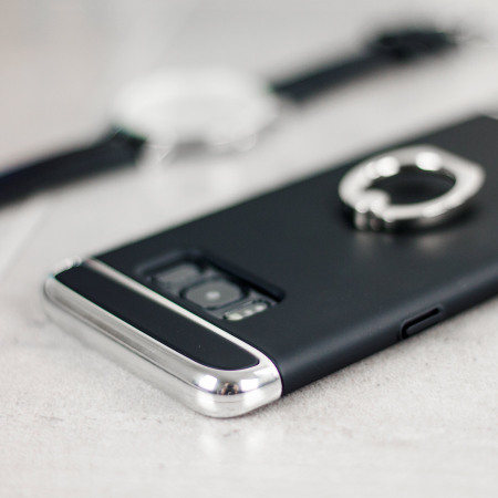 Olixar X-Ring Samsung Galaxy S8 Plus Finger Loop Case - Zwart