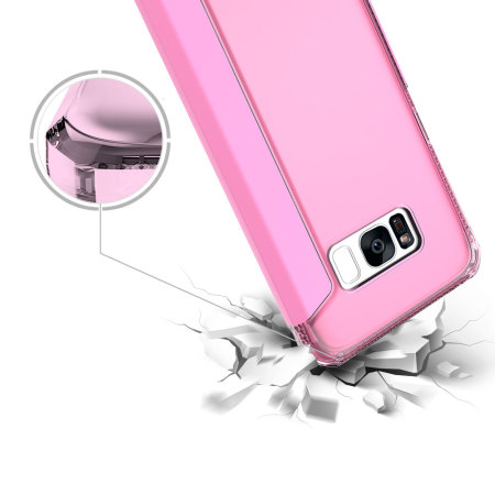 ITSKINS Spectra Samsung Galaxy S8 Leather-Style Case - Textile Pink