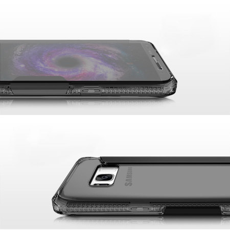 ITSKINS Spectra Vision Samsung Galaxy S8 Clear Flip Case - Black