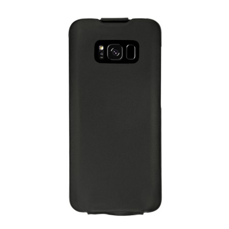Noreve Tradition Flip Case Ledertasche für Galaxy S8 Plus in Schwarz