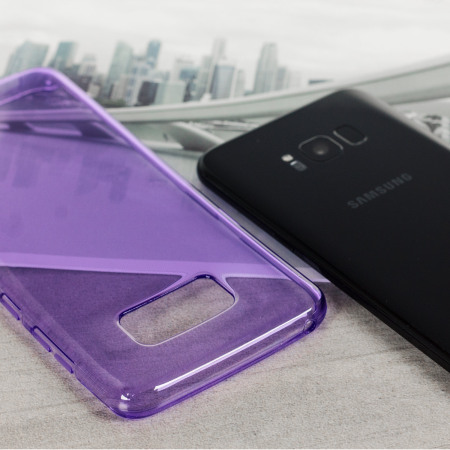 Olixar FlexiShield Samsung Galaxy S8 Geeli kotelo - Violetti