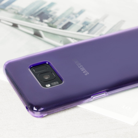 Olixar FlexiShield Samsung Galaxy S8 Gel Case - Lilac Purple