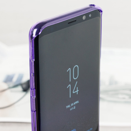 Olixar FlexiShield Samsung Galaxy S8 Plus Gel Case - Orchid Grey