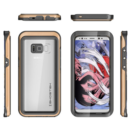 Ghostek Atomic 3.0 Samsung Galaxy S8 Waterproof  Case - Gold