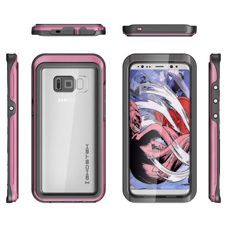 Ghostek Atomic 3.0 Samsung Galaxy S8 Plus Waterproof Case - Pink