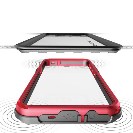 Ghostek Atomic 3.0 Samsung Galaxy S8 Plus Waterproof Case - Red