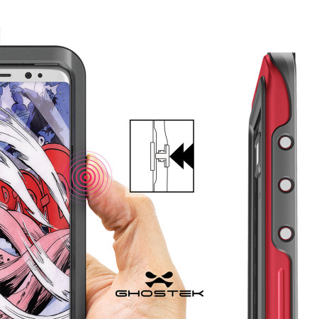 Funda Waterproof Samsung Galaxy S8 Plus Ghostek Atomic 3.0 - Roja