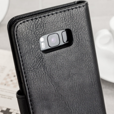 2-in-1 Magnetische Samsung Galaxy S8 Brieftaschen / Hülle - Schwarz