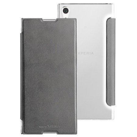 Roxfit Sony Xperia L1 Flip fodral - Klar / Svart