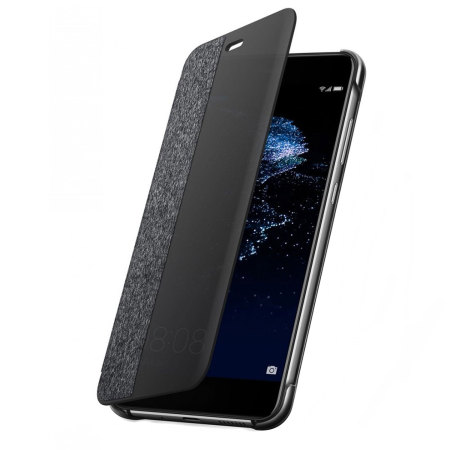 Official Huawei P10 Lite Smart View Flip Case - Donker grijs
