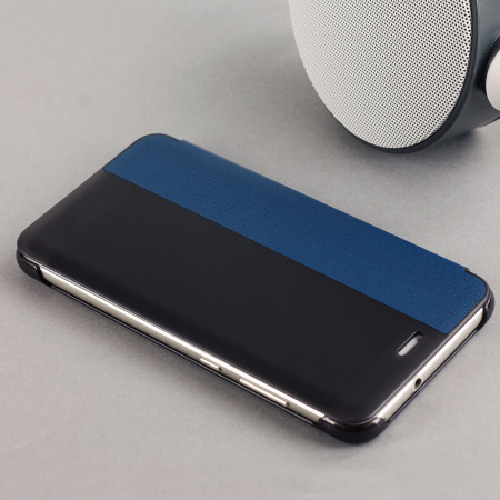 Housse Officielle Huawei P10 Lite View Flip - Bleue